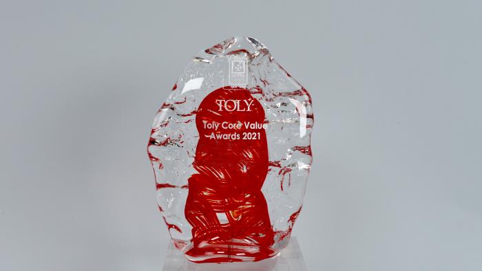 Who won the 2021 Toly Core Value Awards?