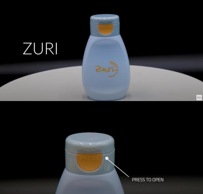 Zuri by Toly: Our One Handed Easy To Open Tottle